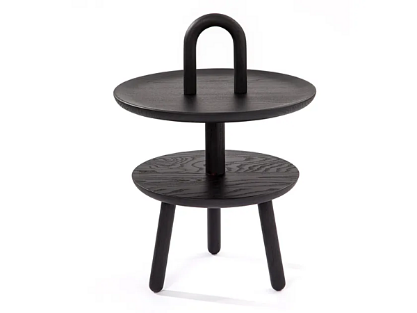 Tavolino da caffè rotondo in legno CASSINA Reaction Poetique h 56 fabbrica CASSINA dall'Italia. Foto №1