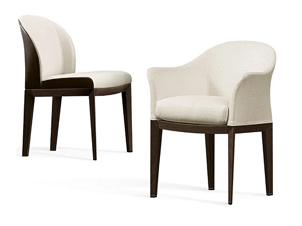 Sedia in tessuto imbottito GIORGETTI collezione Normal 51070, 51071 fabbrica GIORGETTI dall'Italia. Foto №2