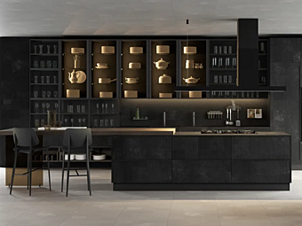 Cucina su misura con isola Clover Mutina LUBE CUCINE