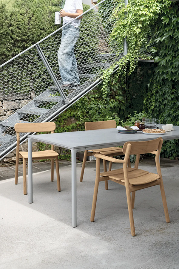 Sedia da giardino in teak Stria Kristalia 05STR01 fabbrica Kristalia dall'Italia. Foto №6