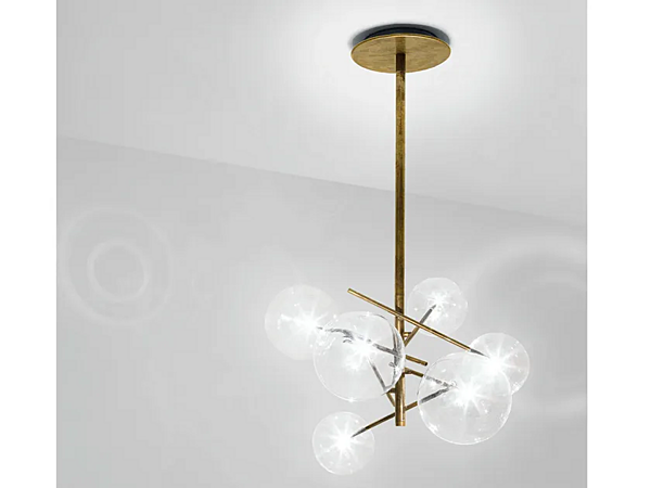 Lampada a sospensione in cristallo dimmerabile LED Bolle Gallotti&Radice fabbrica Gallotti & Radice dall'Italia. Foto №3