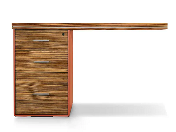 Scrivania rettangolare in legno con cassetti ARES i 4 Mariani fabbrica i 4 Mariani dall'Italia. Foto №1
