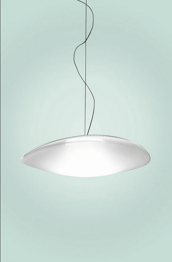 Lampada a sospensione in vetro soffiato LED Loop Fabbian fabbrica Fabbian dall'Italia. Foto №11