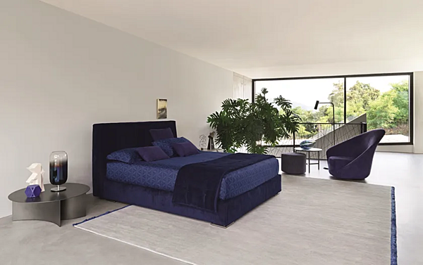 Letto matrimoniale con testiera imbottita Flou MyPlace fabbrica Flou dall'Italia. Foto №8