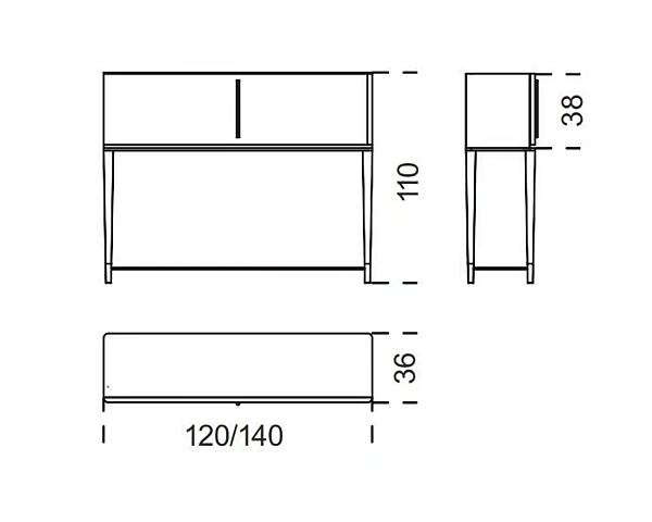 Scrivania in legno Tama Gallotti&Radice fabbrica Gallotti & Radice dall'Italia. Foto №4