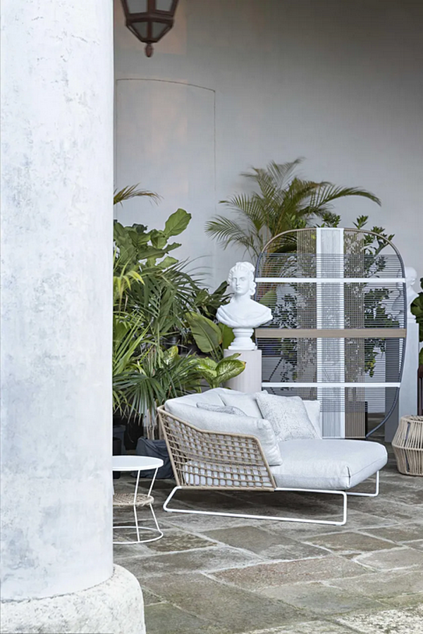 Letto da giardino in tessuto tecnico New York Soleil Saba fabbrica SABA dall'Italia. Foto №2