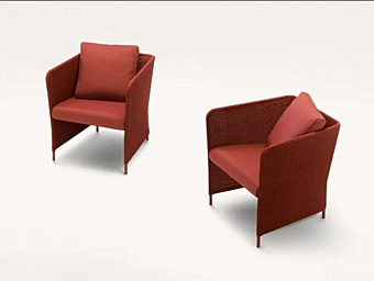Poltrona da giardino in tessuto PAOLA LENTI Teatime B56A
