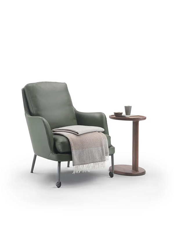 Poltrona in pelle con ruote Marley FLEXFORM fabbrica FLEXFORM dall'Italia. Foto №2