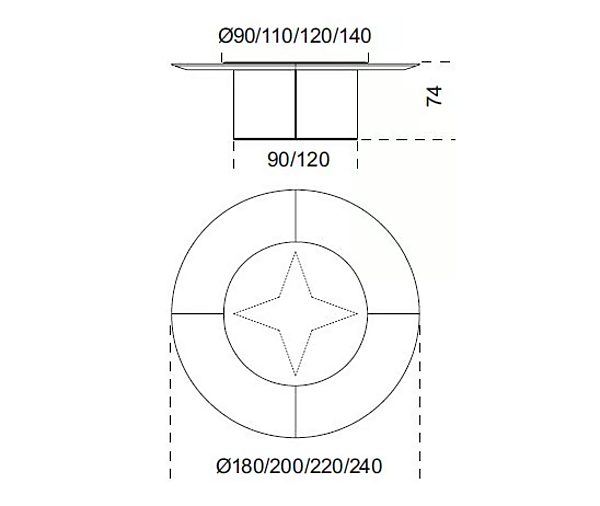 Tavolo rotondo in marmo con lazy susan Gallotti&Radice COLLEZIONE YOL SECT fabbrica Gallotti & Radice dall'Italia. Foto №2