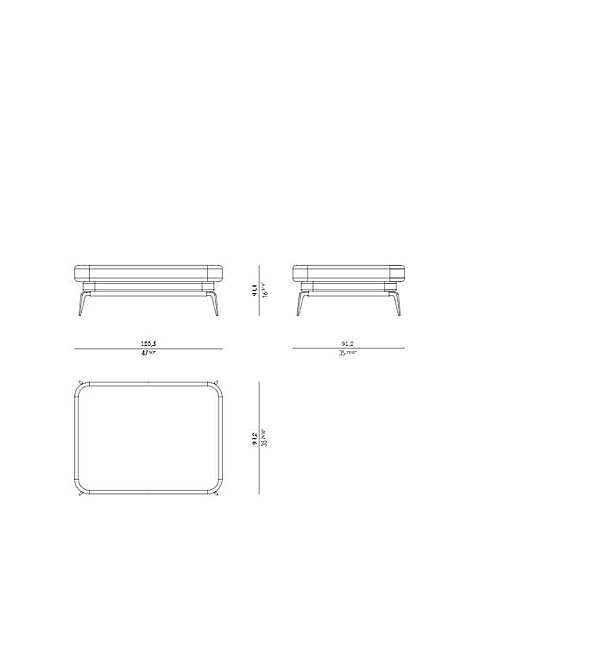 Pouf ROSSATO RHC-05 fabbrica ROSSATO dall'Italia. Foto №2