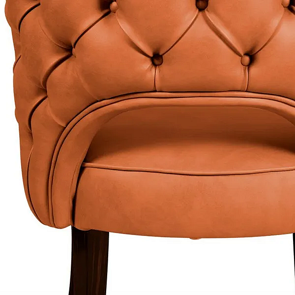 Poltrona in pelle tufted con braccioli BRABBU Kansas fabbrica BRABBU dall'Italia. Foto №8