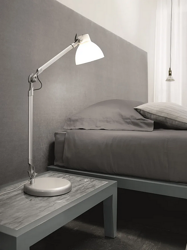 Letto matrimoniale con testiera imbottita in tessuto Lera Duomo Design fabbrica Duomo Design dall'Italia. Foto №2