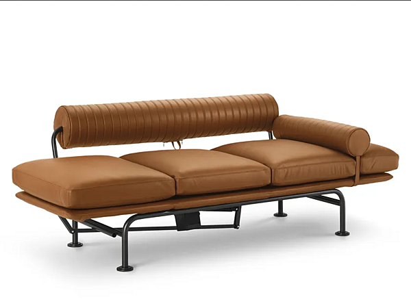 Chaise longue in pelle con schienale imbottito i 4 Mariani Up Down fabbrica i 4 Mariani dall'Italia. Foto №3