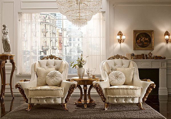 Poltrona con braccioli in tessuto trapuntato Dolcevita A.R. Arredamenti 281 fabbrica A.R.ARREDAMENTI SRL dall'Italia. Foto №3