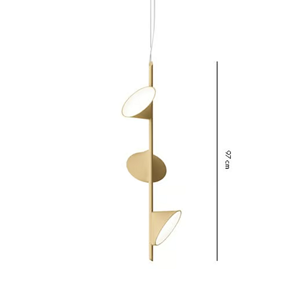 Lampada a sospensione in alluminio LED Orchid AXOLIGHT SP ORCHI3 fabbrica Axolight dall'Italia. Foto №5