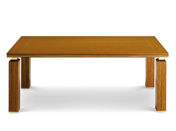 Scrivania rettangolare in legno melaminico e pelle ARES i 4 Mariani fabbrica i 4 Mariani dall'Italia. Foto №3