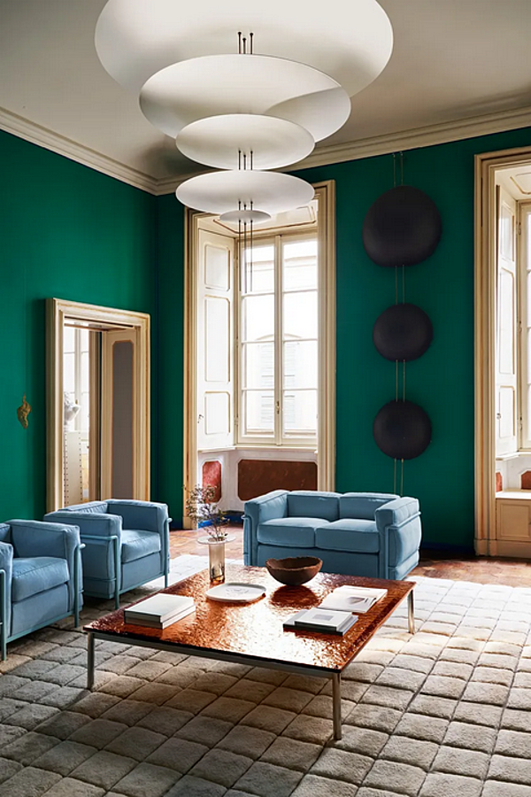 Tavolino da caffè quadrato in vetro e acciaio CASSINA collezione 10 010 fabbrica CASSINA dall'Italia. Foto №5