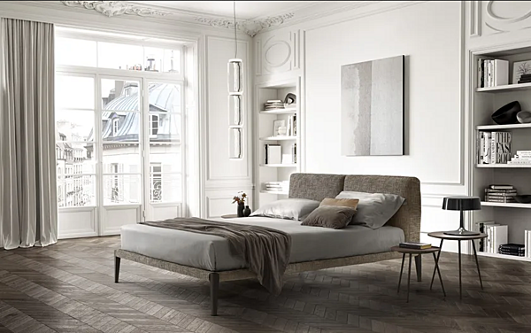 Letto matrimoniale con testiera imbottita Lera Dream Duomo Design fabbrica Duomo Design dall'Italia. Foto №6