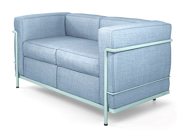 Divano a due posti con spalliera imbottita CASSINA 2 Fauteuil Grand Confort Petit Modèle 002 fabbrica CASSINA dall'Italia. Foto №4