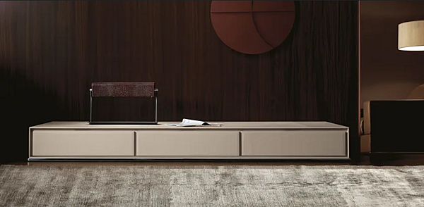 Mobile TV in pelle con cassetti Slick i 4 Mariani fabbrica i 4 Mariani dall'Italia. Foto №2