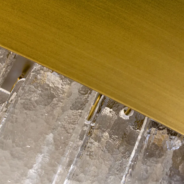 Lampada da soffitto in vetro LED Cosmopolitan 1 MULTIFORME PL7505-130x30-C fabbrica MULTIFORME dall'Italia. Foto №6