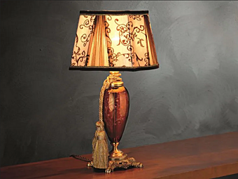 Lampada da tavolo in metallo e vetro Lady LP1 Euroluce Lampadari fabbrica EUROLUCE LAMPADARi dall'Italia