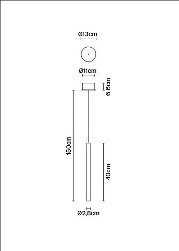 Lampada a sospensione in vetro borosilicato multispot Fabbian Tooby fabbrica Fabbian dall'Italia. Foto №11