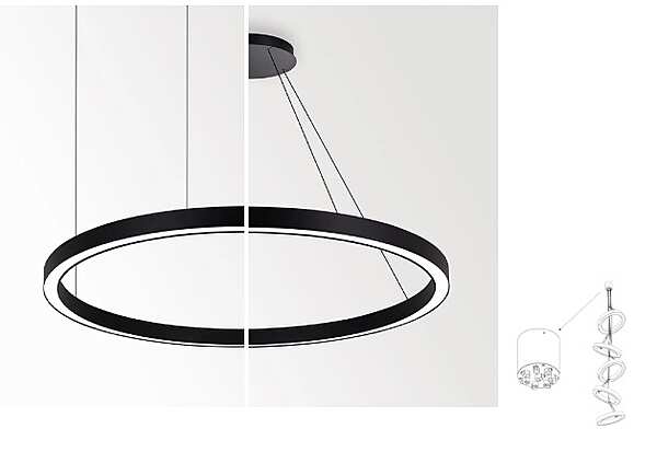 Lampadario DELTALIGHT SUPER-OH fabbrica DELTALIGHT dall'Italia. Foto №1