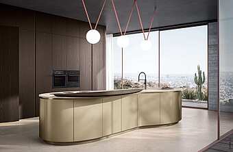 Cucina Aster Cucine Domina Olmo Brown Opaco