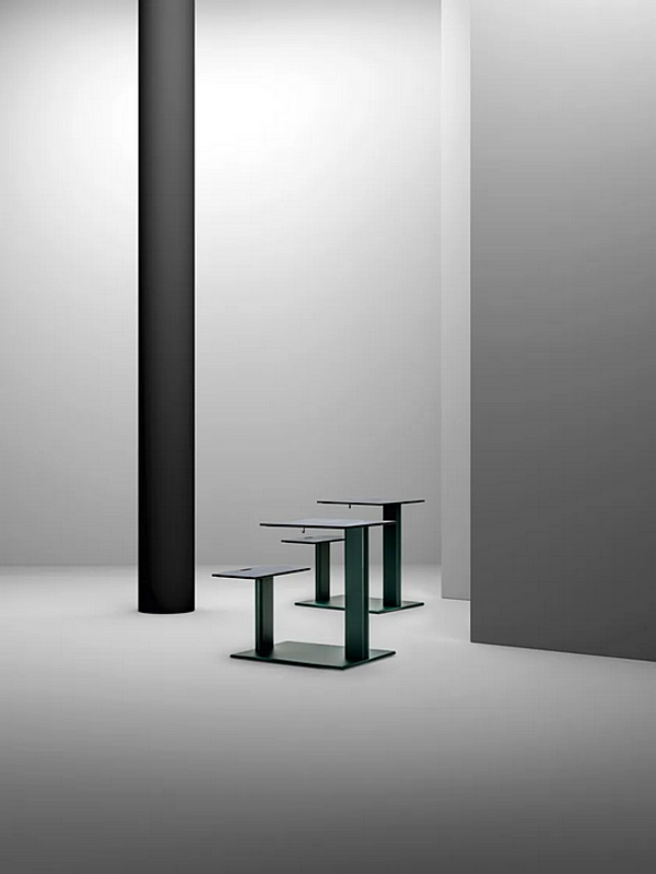 Tavolo da giardino in alluminio e HPL con seduta integrata VARASCHIN Plinto Sit Eat 24690 fabbrica VARASCHIN dall'Italia. Foto №2