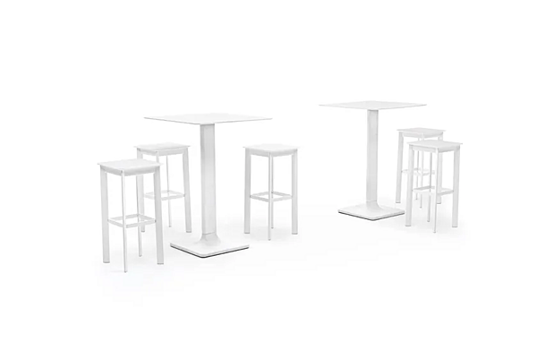Sgabello in alluminio verniciato a polvere con poggiapiedi VARASCHIN 244SG, 244SGB, 244SGI, 244SGBI fabbrica VARASCHIN dall'Italia. Foto №2