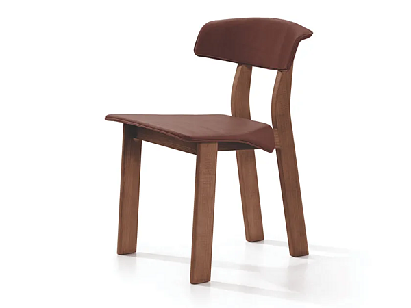 Sedia in legno con schienale aperto e pannello posteriore CASSINA fabbrica CASSINA dall'Italia. Foto №3