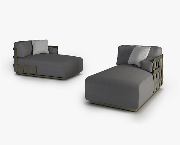 Chaise lounge RUGIANO 6510/CO fabbrica RUGIANO dall'Italia. Foto №2