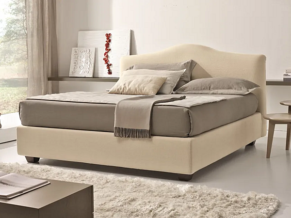 Letto matrimoniale imbottito Fiaba Duomo Design fabbrica Duomo Design dall'Italia. Foto №1