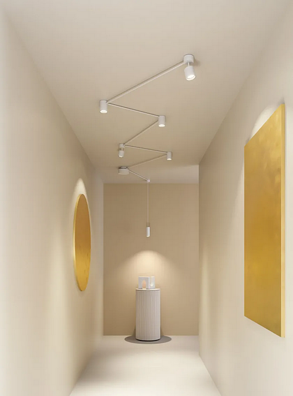 Lampada da soffitto modulare LED in alluminio AXOLIGHT Pivot fabbrica Axolight dall'Italia. Foto №8
