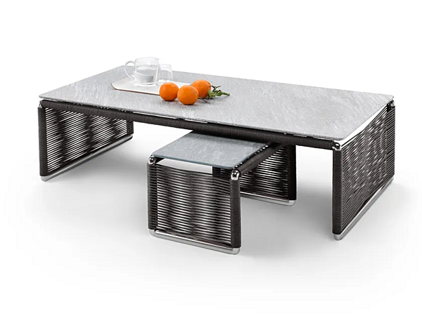 Tavolino laterale rettangolare in pietra Tindari FLEXFORM fabbrica FLEXFORM dall'Italia. Foto №2