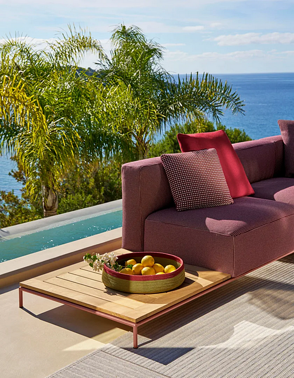 Tavolino da giardino in iroko CASSINA MEX HI fabbrica CASSINA dall'Italia. Foto №7