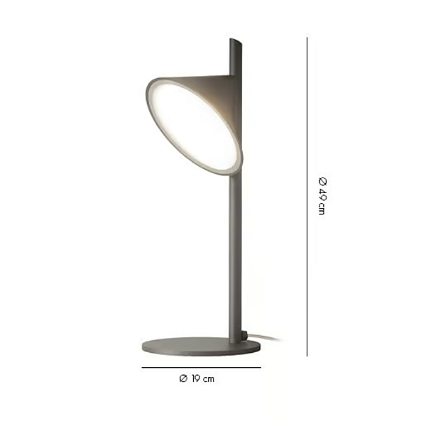 Lampada da tavolo in alluminio LED Orchid AXOLIGHT LT ORCHID fabbrica Axolight dall'Italia. Foto №7