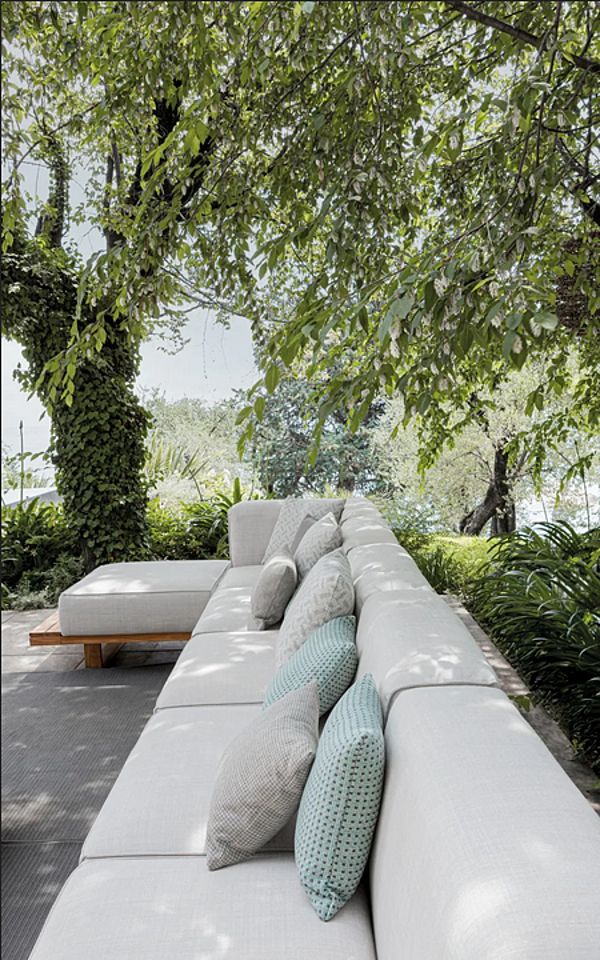 Pouf da giardino in tessuto tecnico quadrato Atmosphera collezione 9 Zero 9.0.PF fabbrica ATMOSPHERA dall'Italia. Foto №11