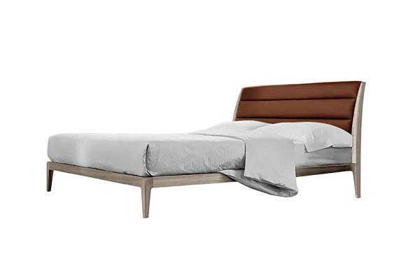 Letto matrimoniale in legno con testata imbottita DALE Verso Nord P 615 fabbrica Dale Italia (by Cantiero) dall'Italia. Foto №5