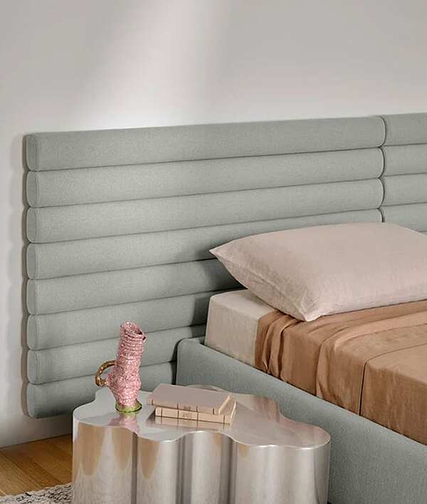 Panca in pelle con schienale imbottito Pan Flute SABA fabbrica SABA dall'Italia. Foto №4