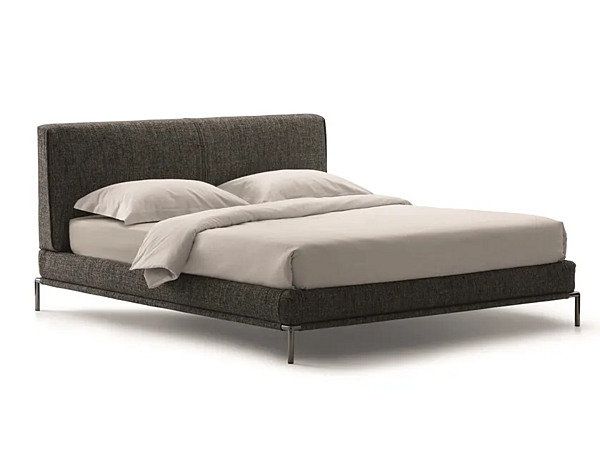 Letto matrimoniale in tessuto con copertura removibile Flou Icon fabbrica Flou dall'Italia. Foto №1
