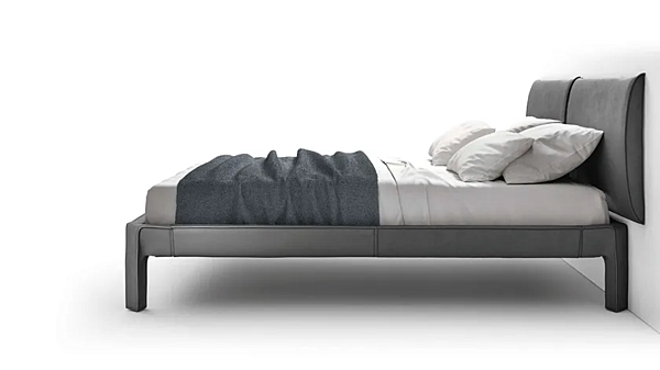 Letto matrimoniale in pelle con testata imbottita CAB NIGHT CASSINA fabbrica CASSINA dall'Italia. Foto №2