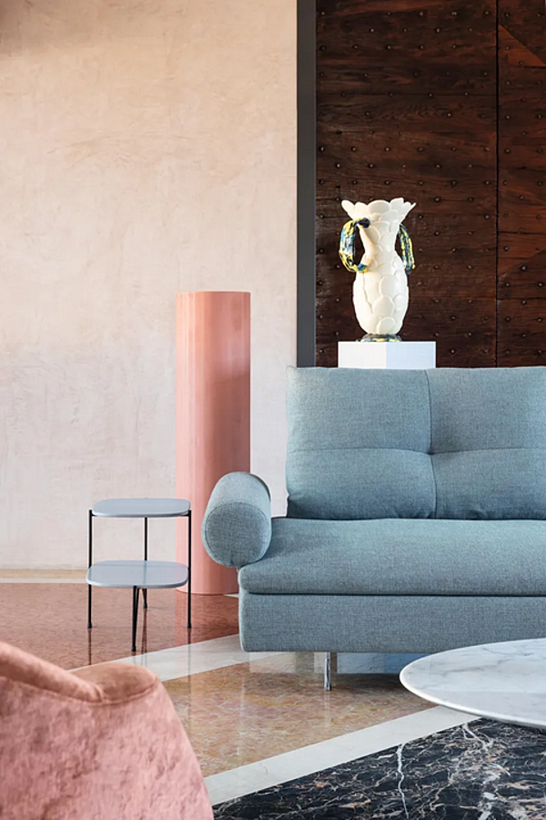 Divano angolare in tessuto Limes New Saba fabbrica SABA dall'Italia. Foto №6