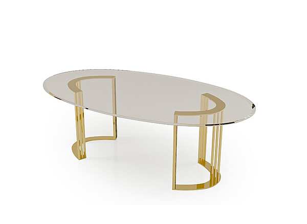 Tavolo da pranzo ovale in vetro Symphony Infinity Bizzotto Italia fabbrica Bizzotto Italia dall'Italia. Foto №1