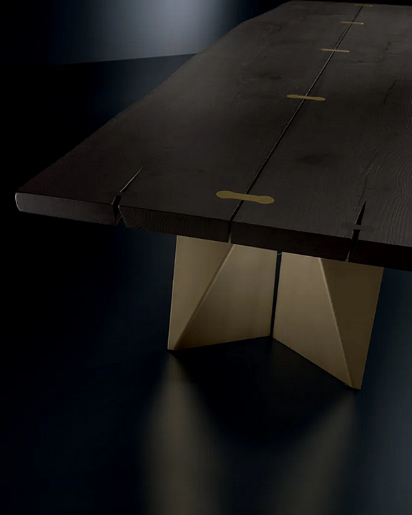 Tavolo rettangolare in legno massello Vero Vela ARTE BROTTO L620, VELA fabbrica Arte Brotto dall'Italia. Foto №5