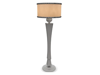 Lampada da terra in tessuto Ginger Roll CORTEZARI 1485-R