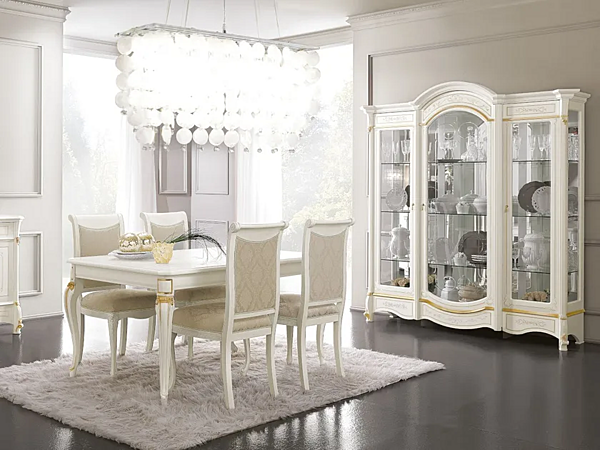 Tavolo da pranzo rettangolare allungabile in legno CASA +39 DIAMANTE 2613 fabbrica CASA +39 dall'Italia. Foto №2
