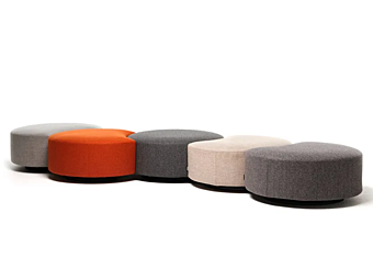 Panca modulare in tessuto imbottito Mussi Sedutalonga fabbrica MUSSI dall'Italia