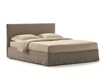 Letto matrimoniale con testiera imbottita Notturno Flou Shabby Chic